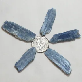 Blue Kyanite - q0194: Discover the stunning beauty and healing properties of Blue Kyanite. This rare gemstone is a must-have for