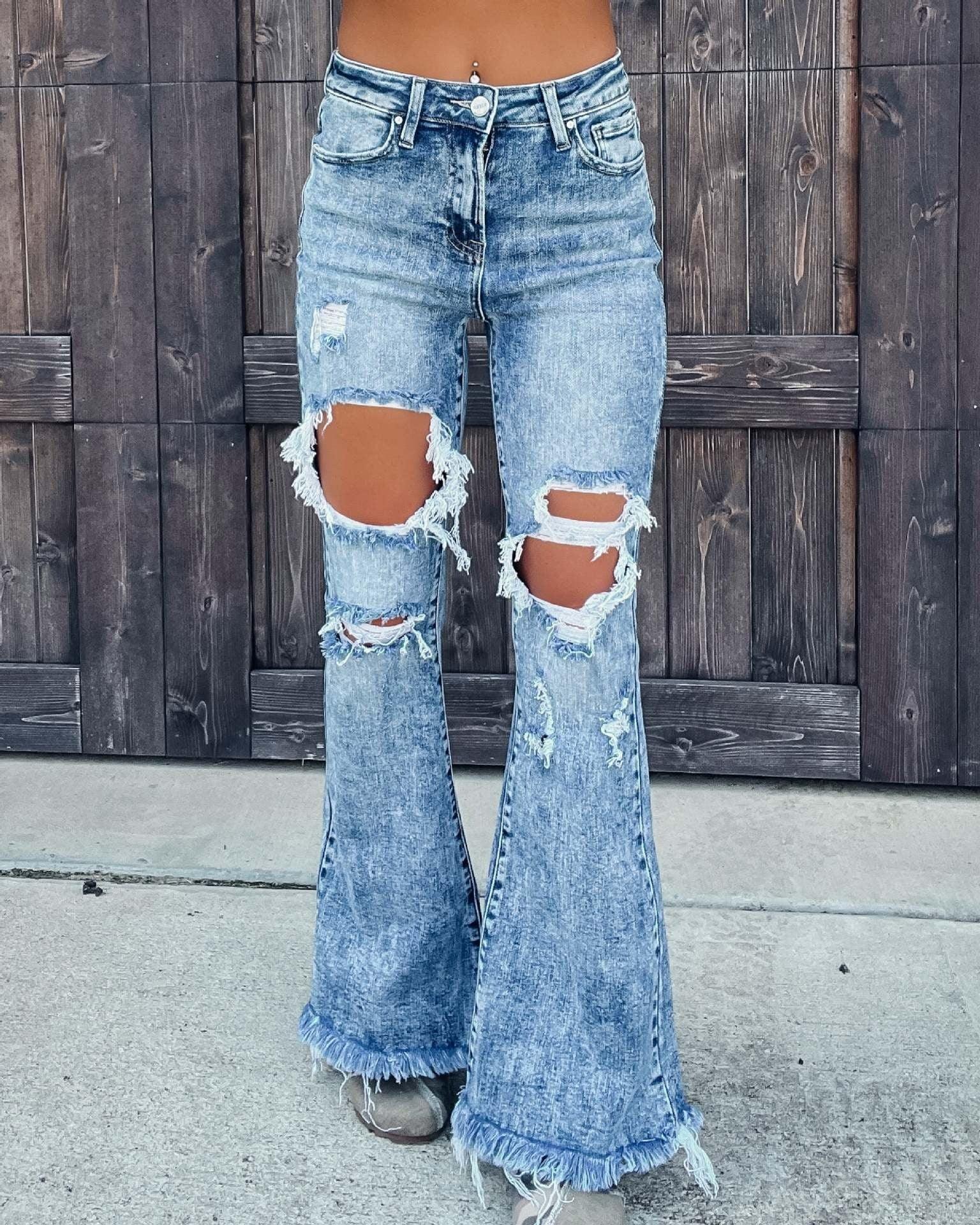 Broken Tassel Jeans - Fast Delivery - Shop Now!