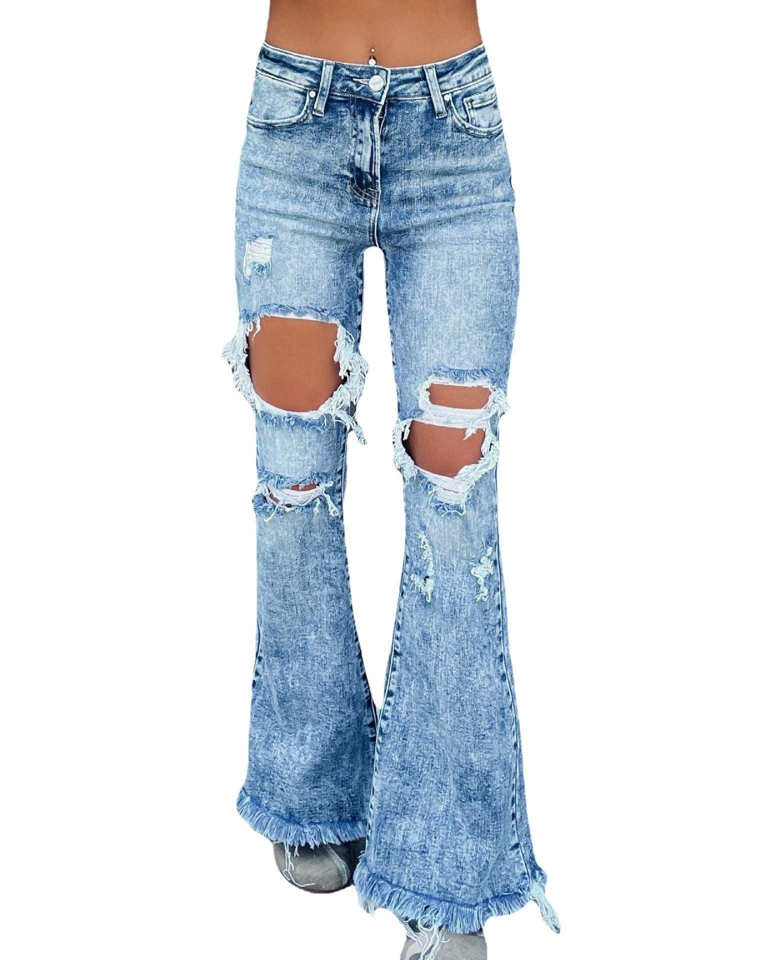 Broken Tassel Jeans - Fast Delivery - Shop Now!