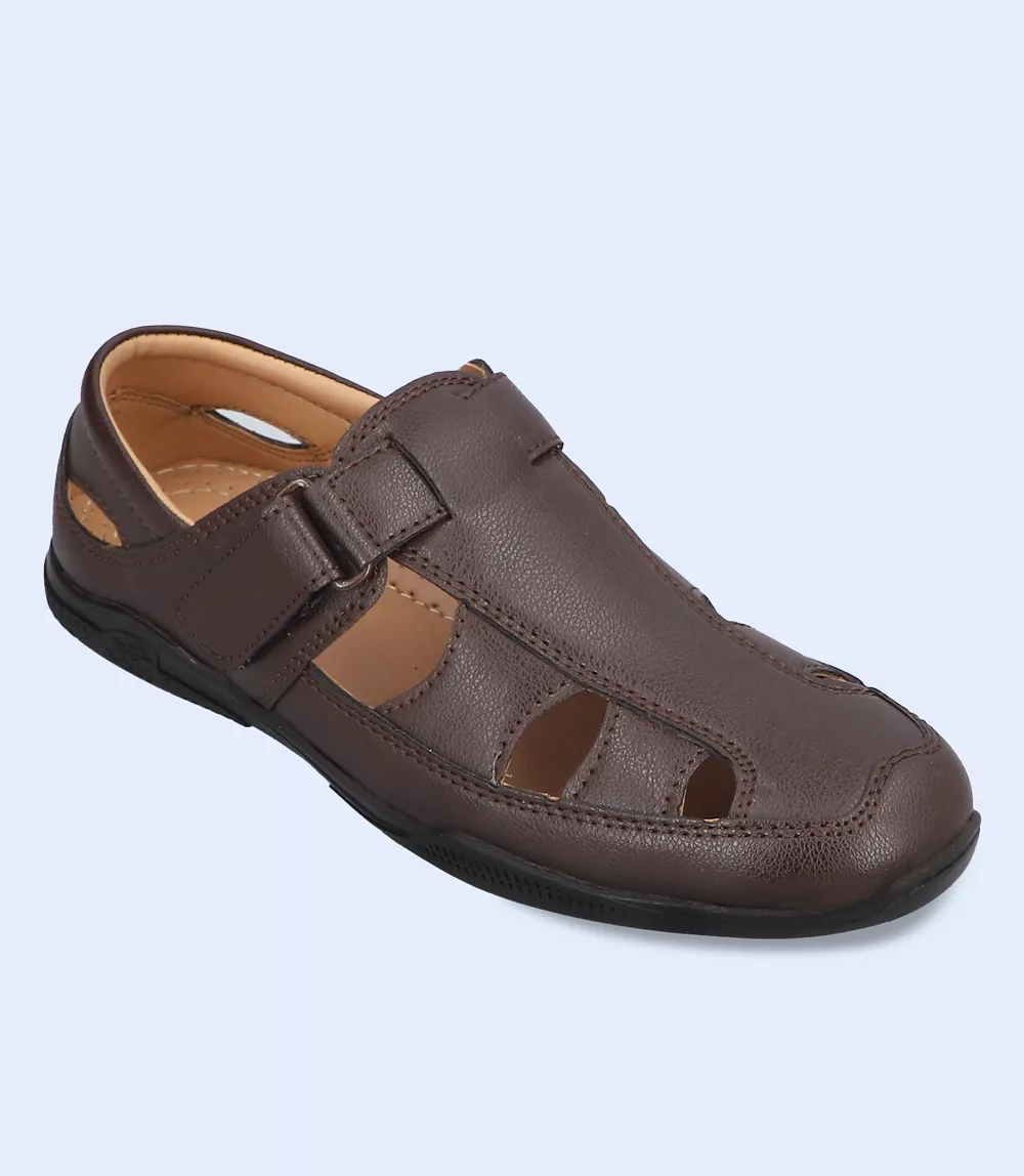 brown mens casual sandal- BM5946