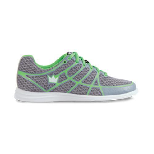 Brunswick Aura Grey Green Women's Bowling Shoes