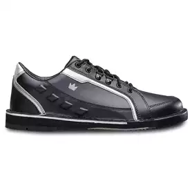 Brunswick Bowling Shoes - Mens Punisher Right Hand Black Silver