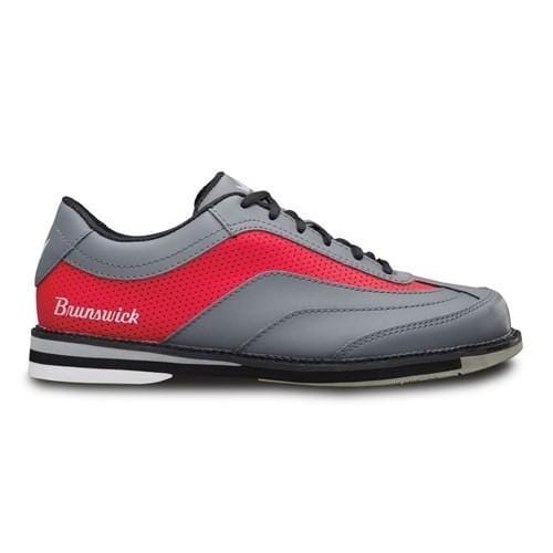 Brunswick Men's Grey Red Left Hand Bowling Shoes