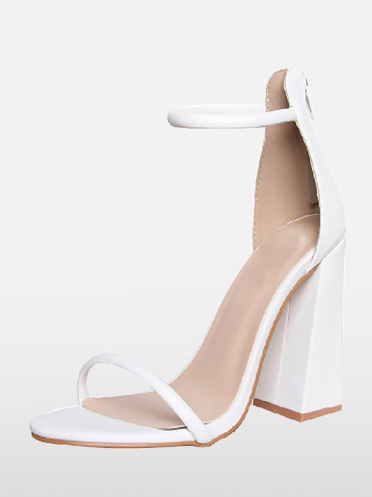 Buckle high heel sandals: Result - High heel sandals with buckle fastening