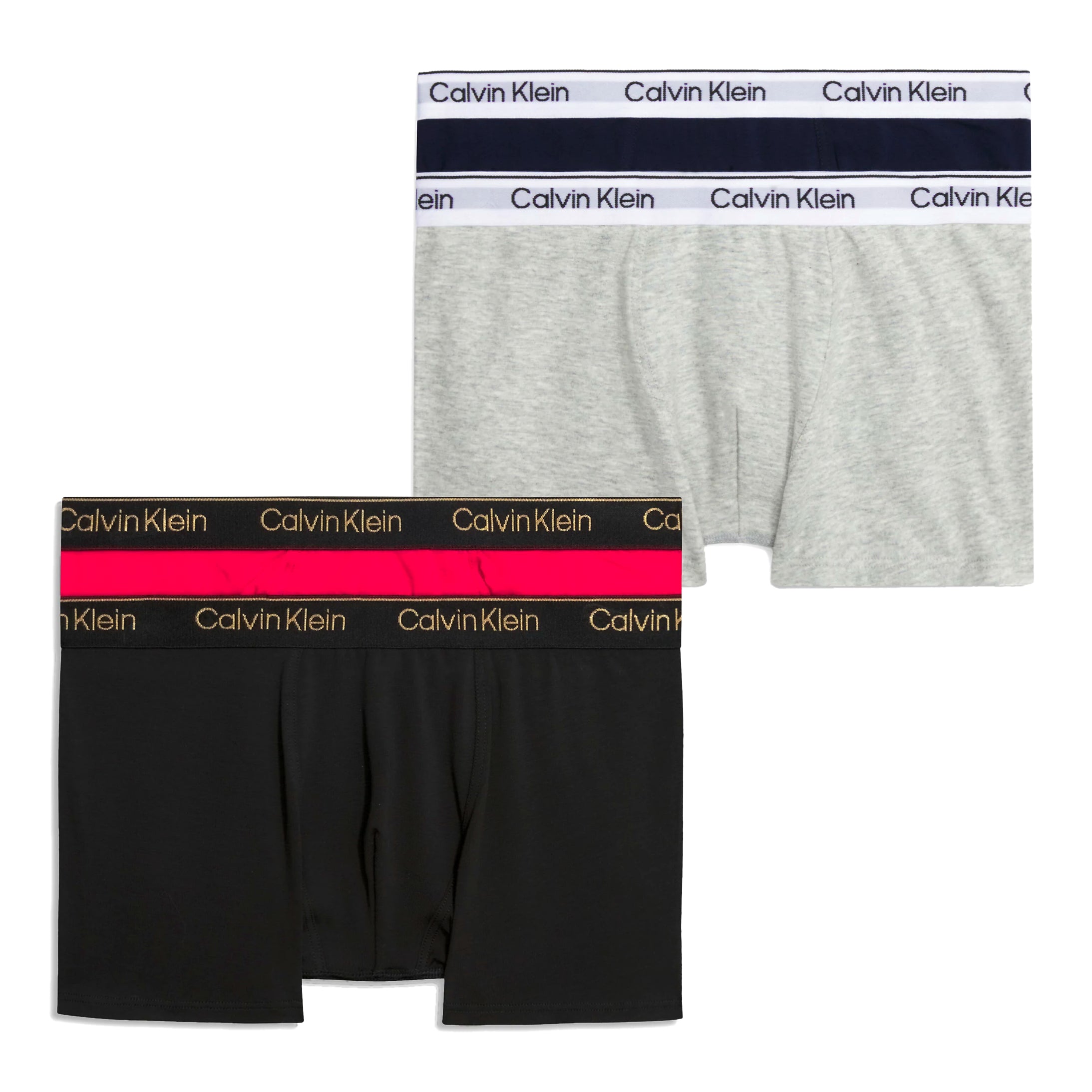 Calvin Klein Boys Modern Cotton Boxer Trunks 2-Pack