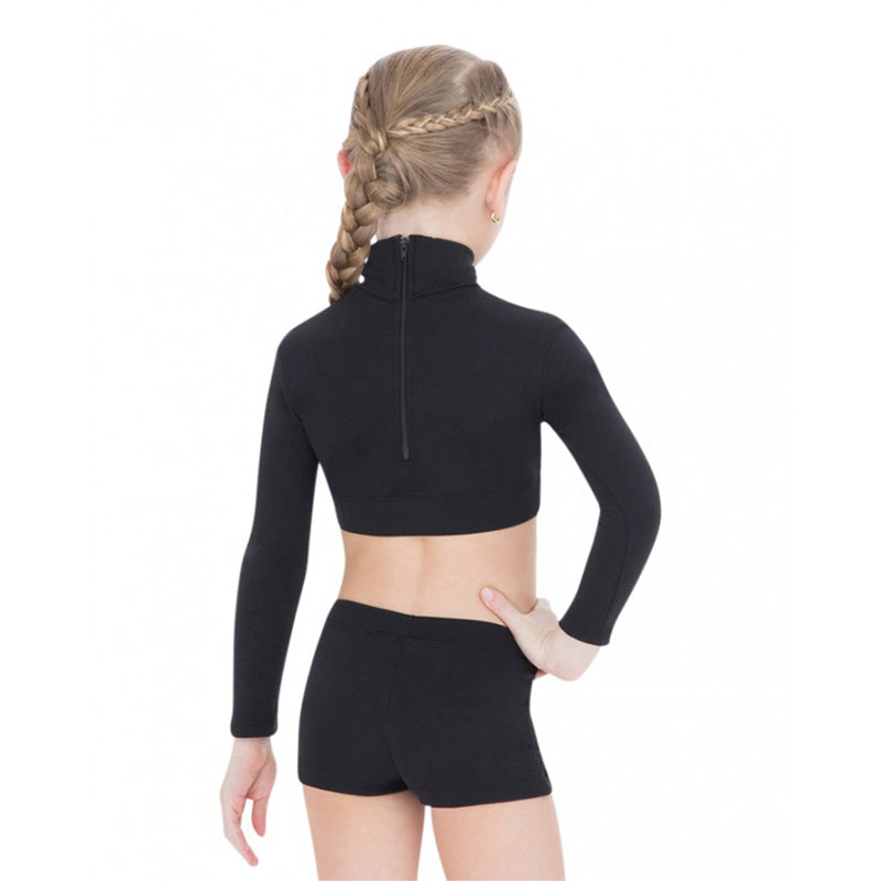 Capezio Kids Turtleneck Long-Sleeve Top