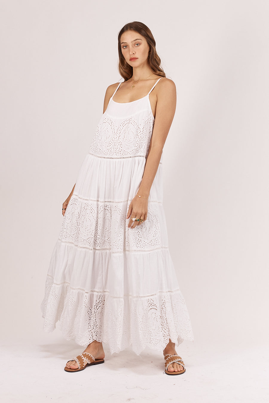 Carley Maxi Dress, White