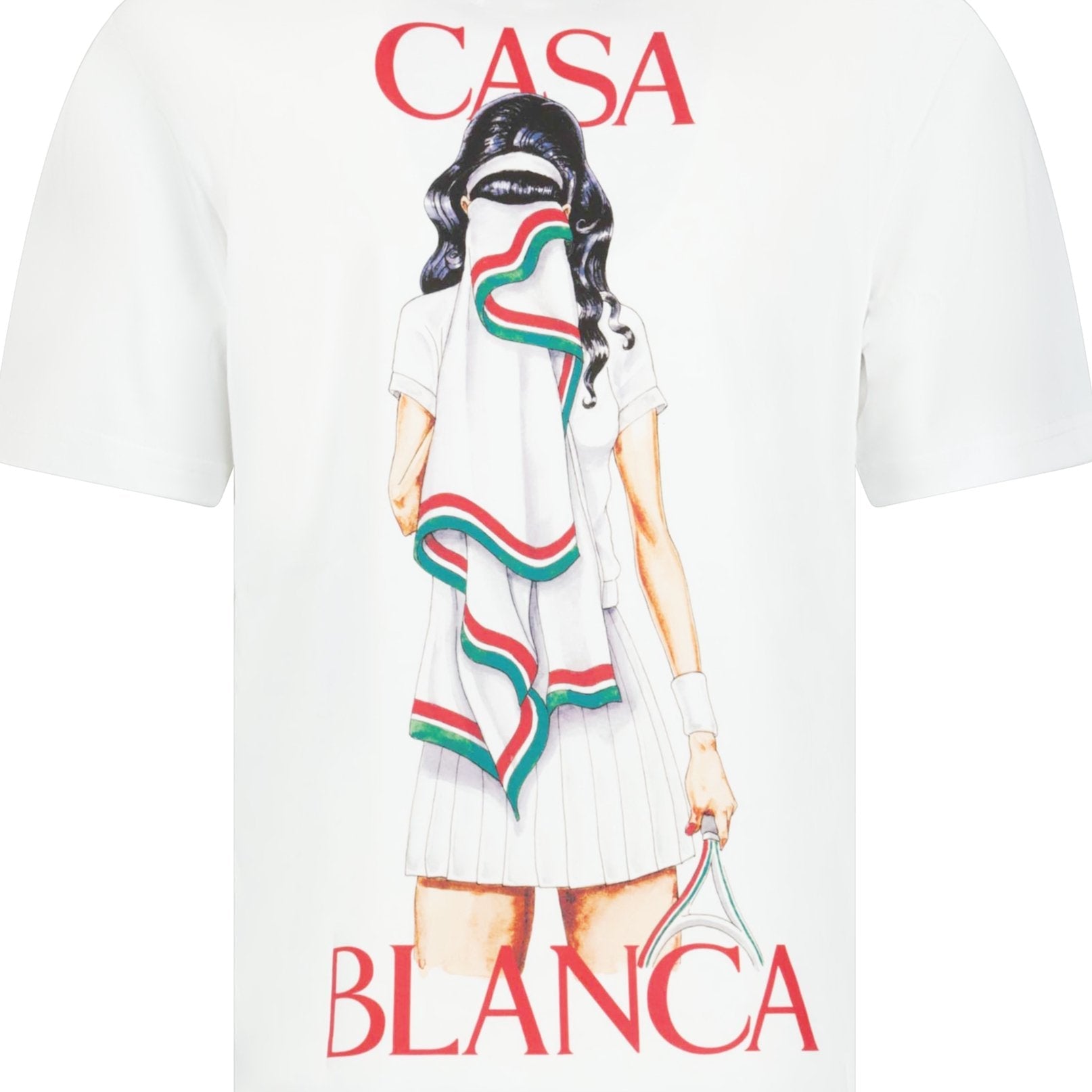 Casablanca tennis girl shirt white