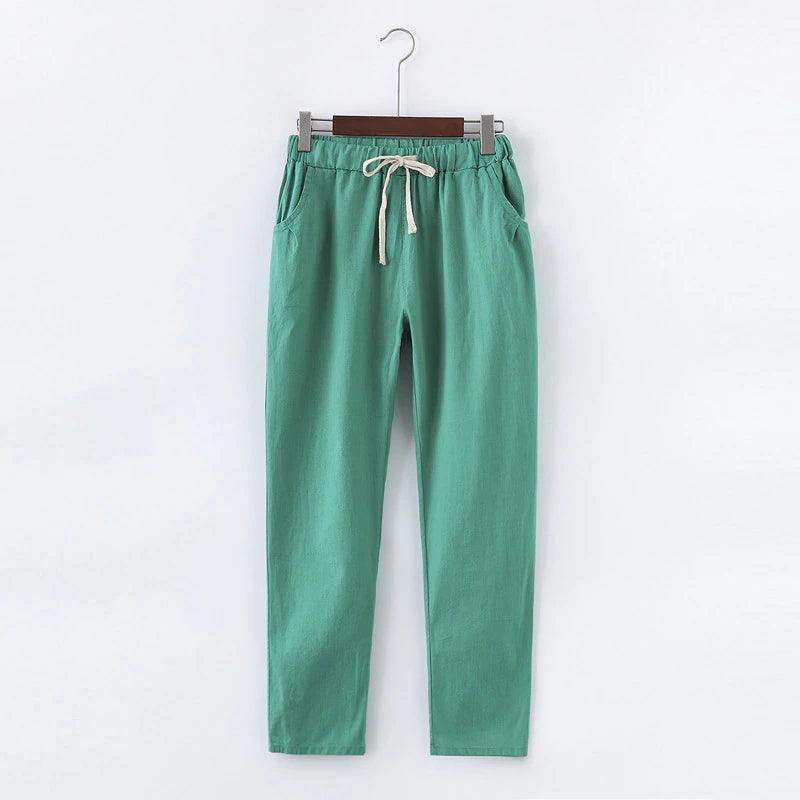 Casual Cotton Linen Harem Pants