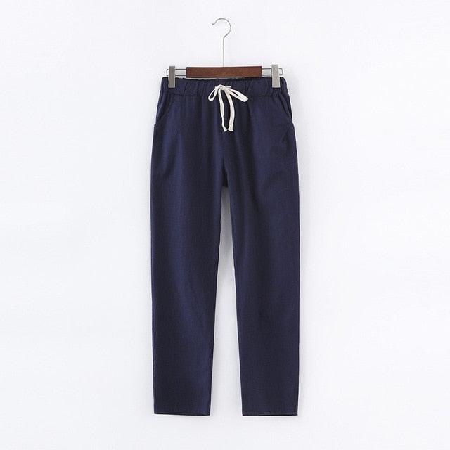 Casual Cotton Linen Harem Pants