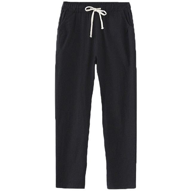 Casual Cotton Linen Harem Pants