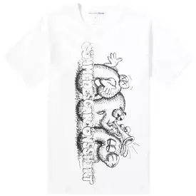 CDG KAWS T-Shirt White/Black