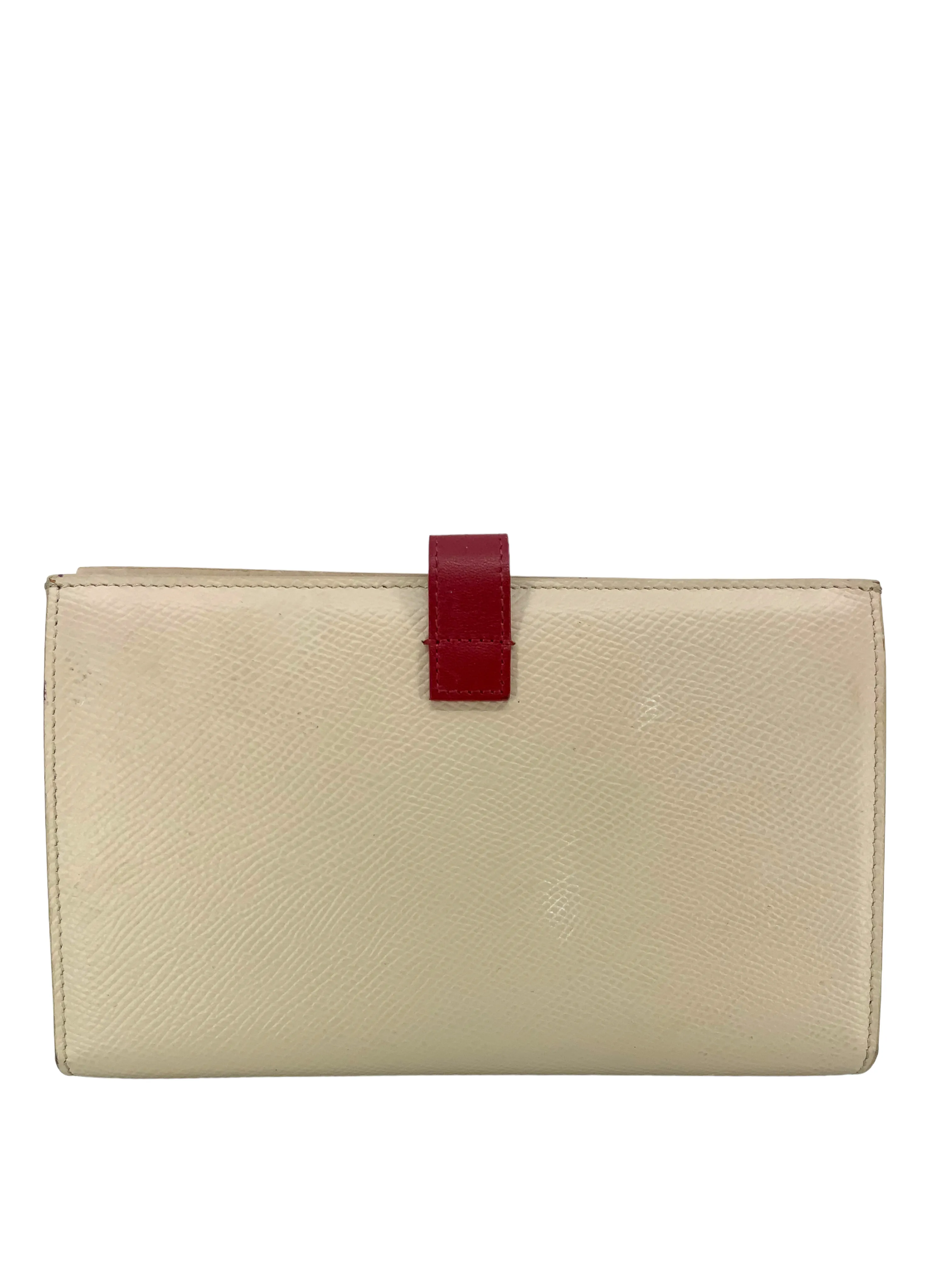 Celine Large Strap Wallet - Bicolor Grained Calfskin