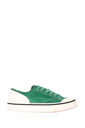 Chanel Green Suede Sneakers - Size 36