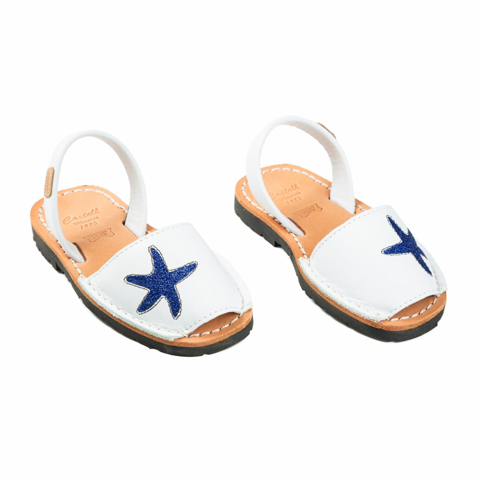 Children's Leather Menorcan Sandals - Open Toe - Iker 1929