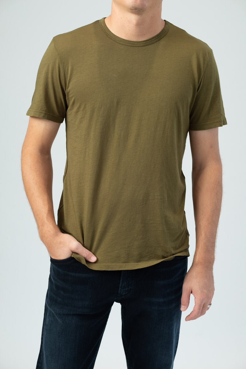 Classic Crewneck T-Shirt - Moss