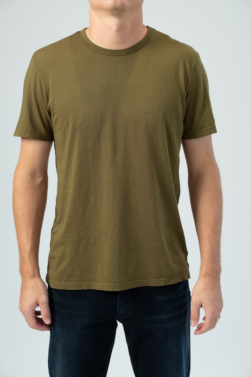 Classic Crewneck T-Shirt - Moss