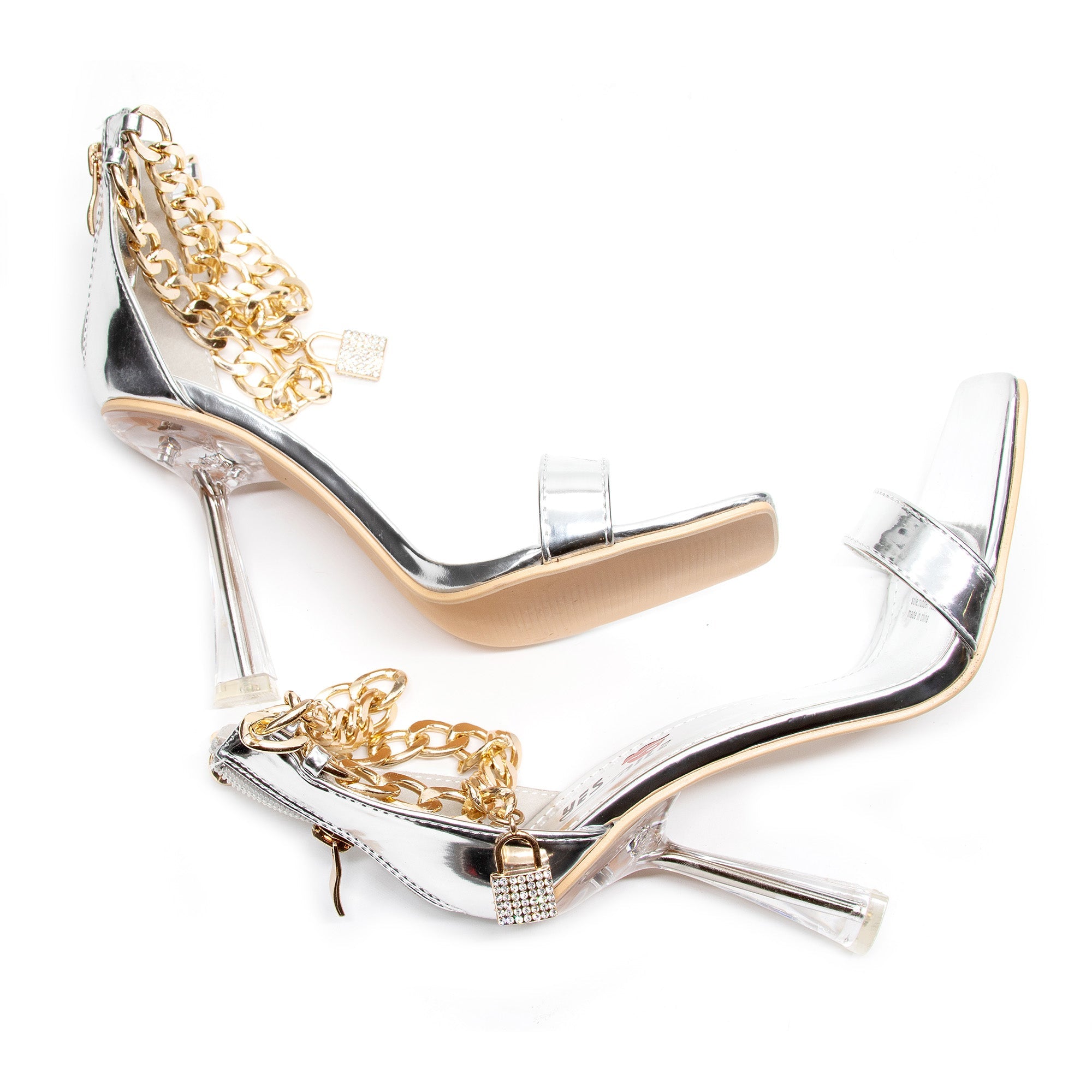 Classy Clear Heel Sandals