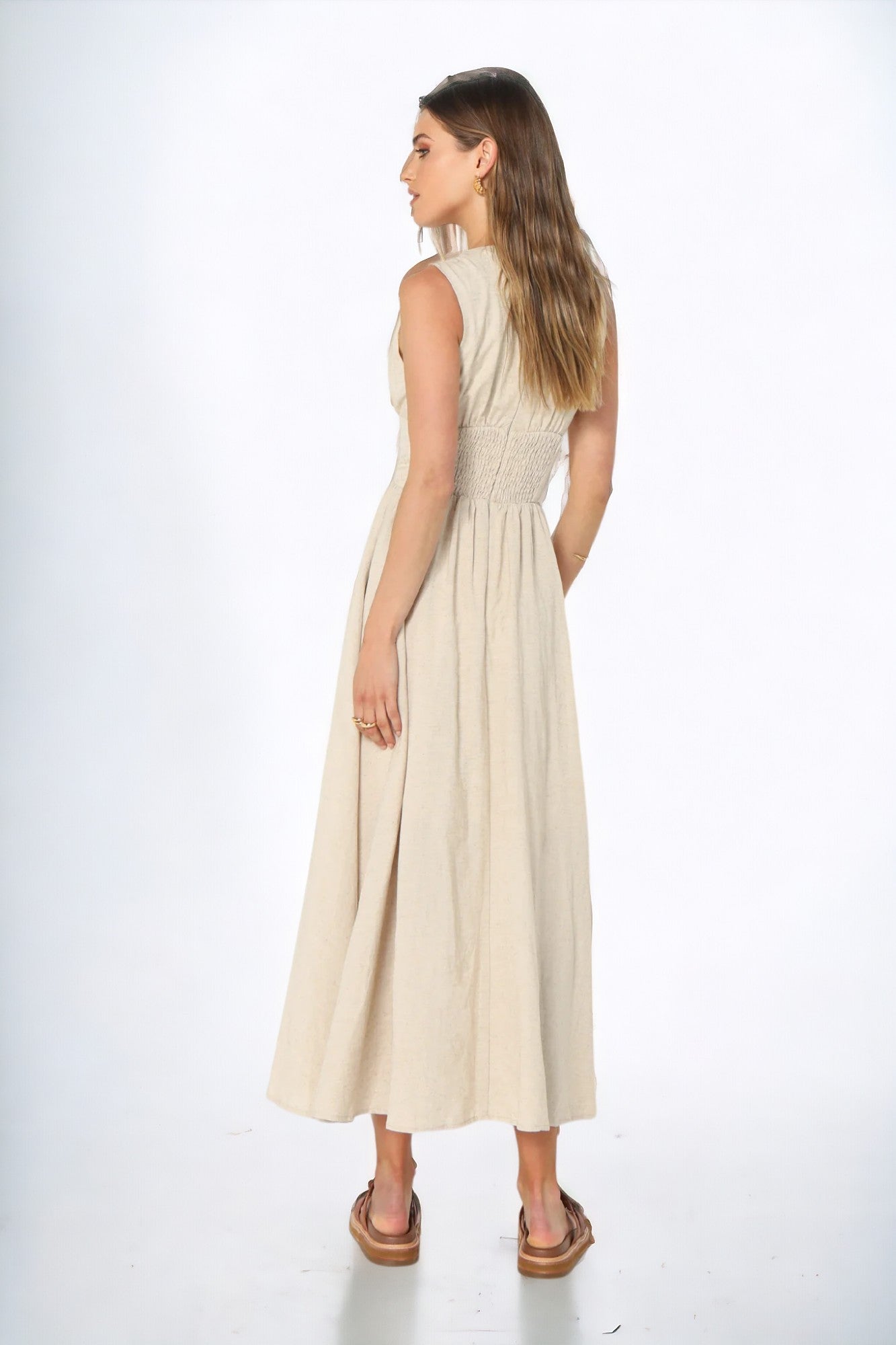 Cleo Maxi Dress - Stone