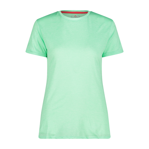 CMP women's trekking T-shirt in light melange attire.