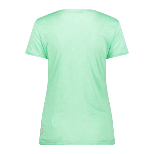 CMP women's trekking T-shirt in light melange attire.