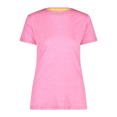 CMP women's trekking T-shirt in light melange attire.