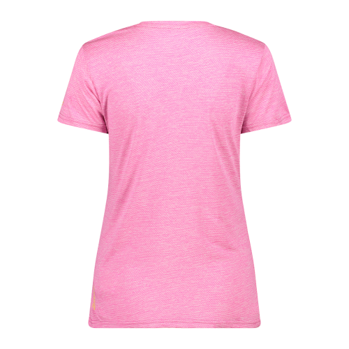 CMP women's trekking T-shirt in light melange attire.