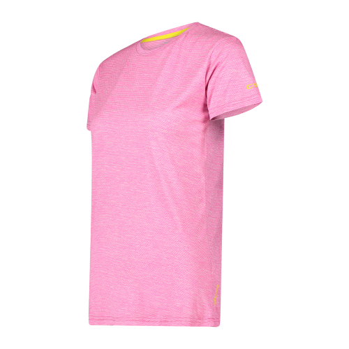 CMP women's trekking T-shirt in light melange attire.