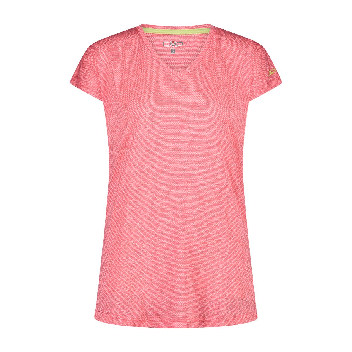 CMP Women's Trekking T-shirt - Light V-Neck Melange Design