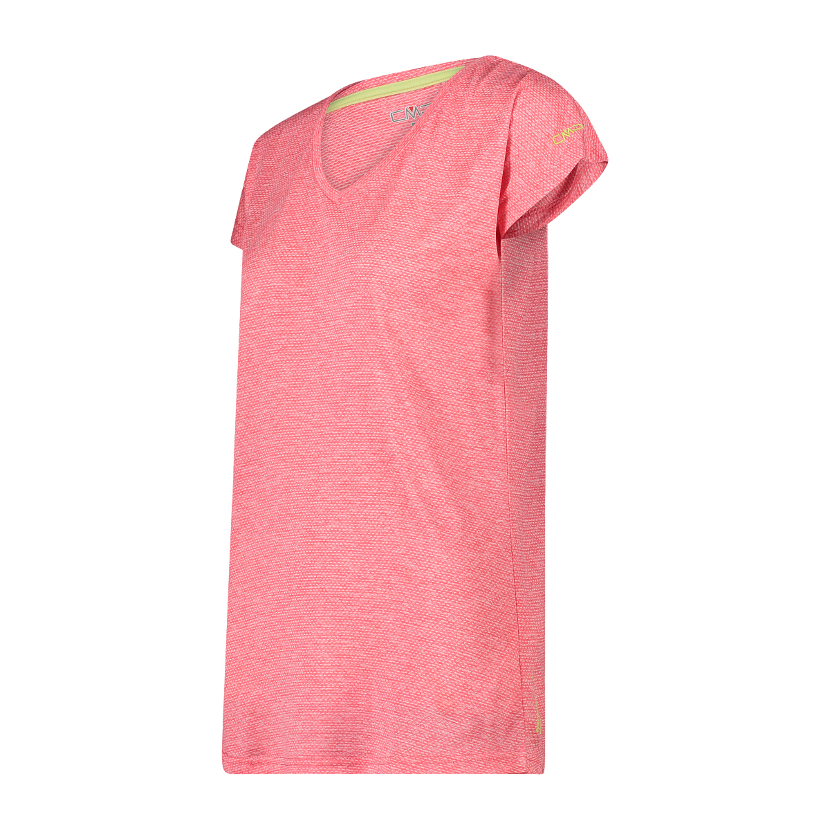 CMP Women's Trekking T-shirt - Light V-Neck Melange Design