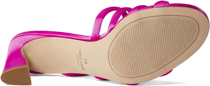 Cole Haan Adella Pink Satin Slingback Sandals