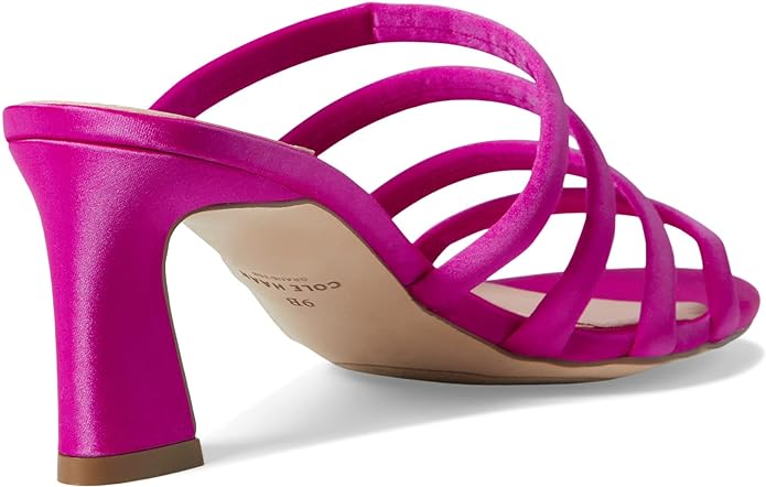 Cole Haan Adella Pink Satin Slingback Sandals