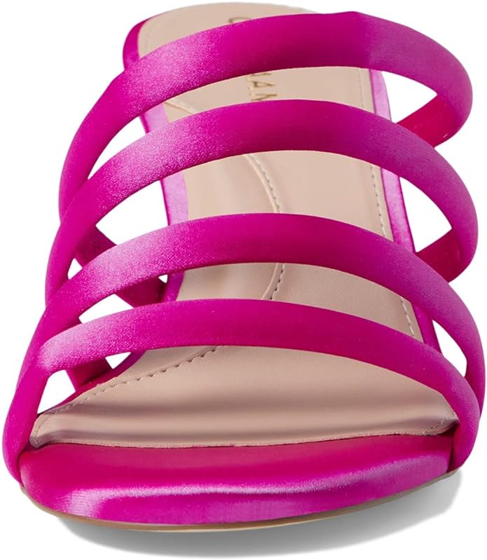 Cole Haan Adella Pink Satin Slingback Sandals