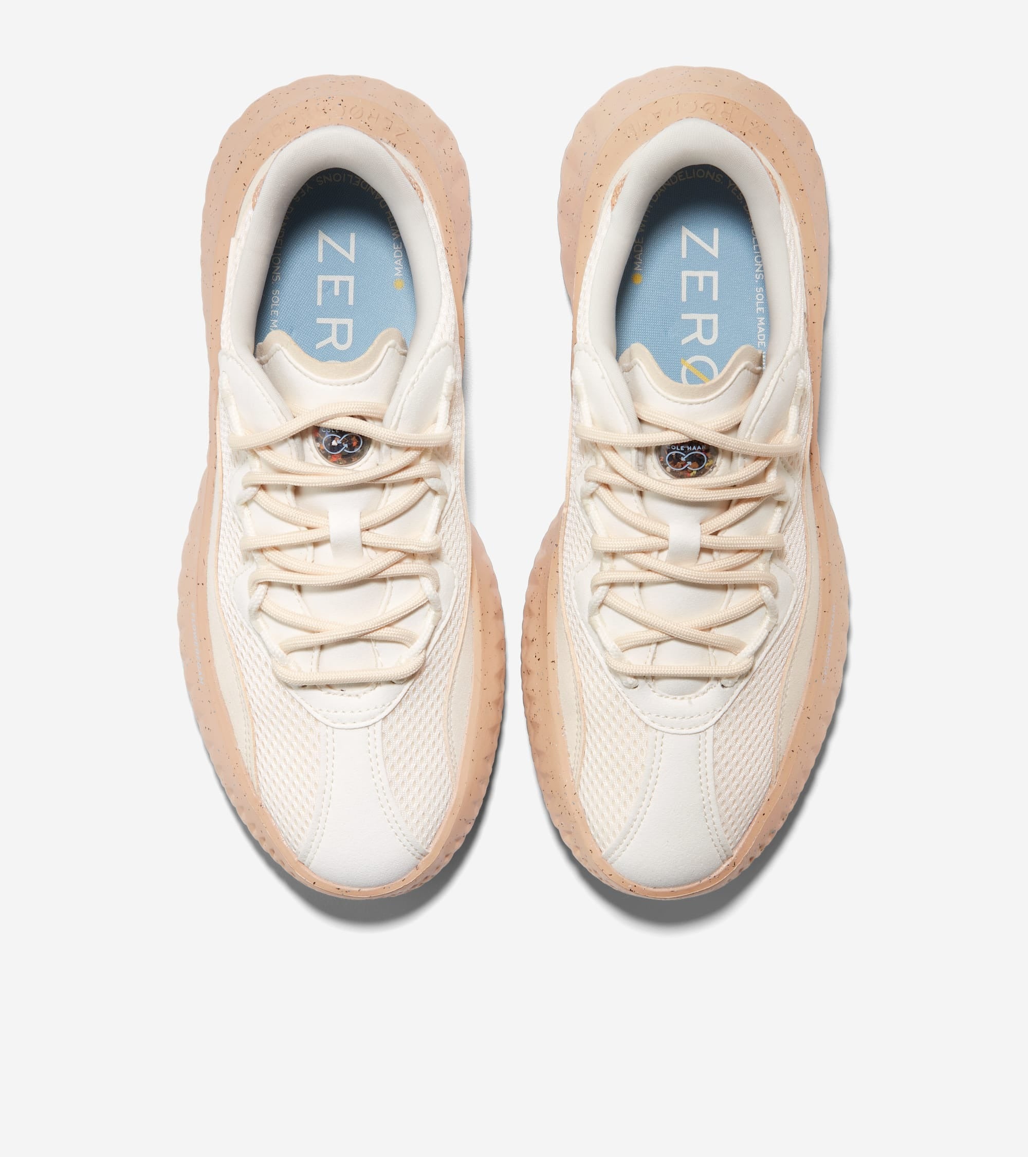 Cole Haan white sneakers with lace-up closure