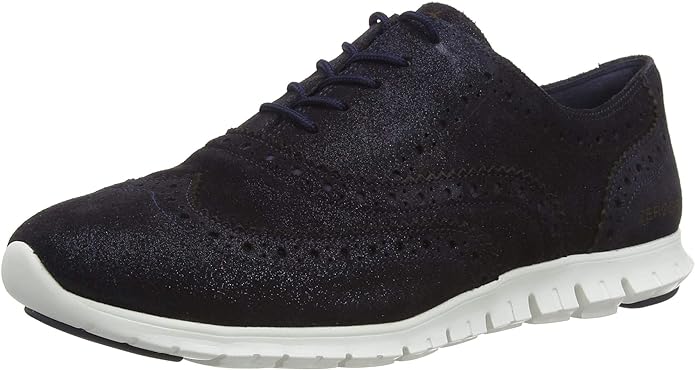 Cole Haan Zerogrand Wing Ox Dark Navy Sparkle Leather Sneakers