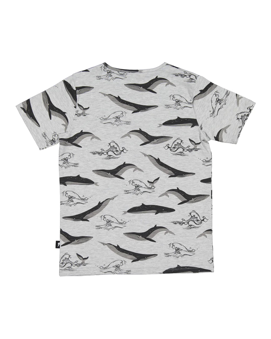 Cool Whale Tee - Tropical Radicool Dude