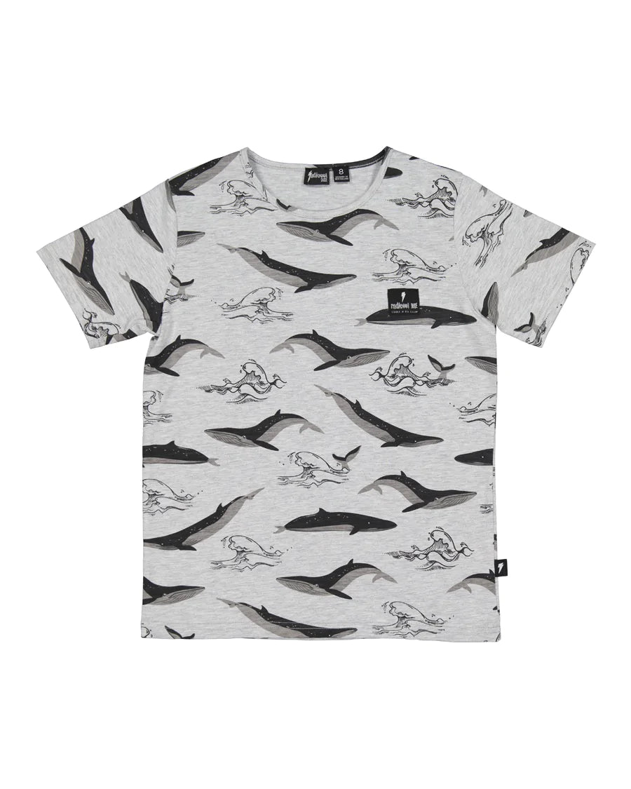 Cool Whale Tee - Tropical Radicool Dude