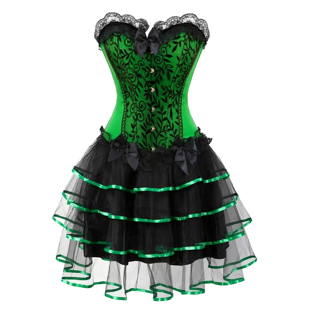 Corset Dress Houston (Green) - Top search result: Get the best corset dress in Houston, available in stylish green.