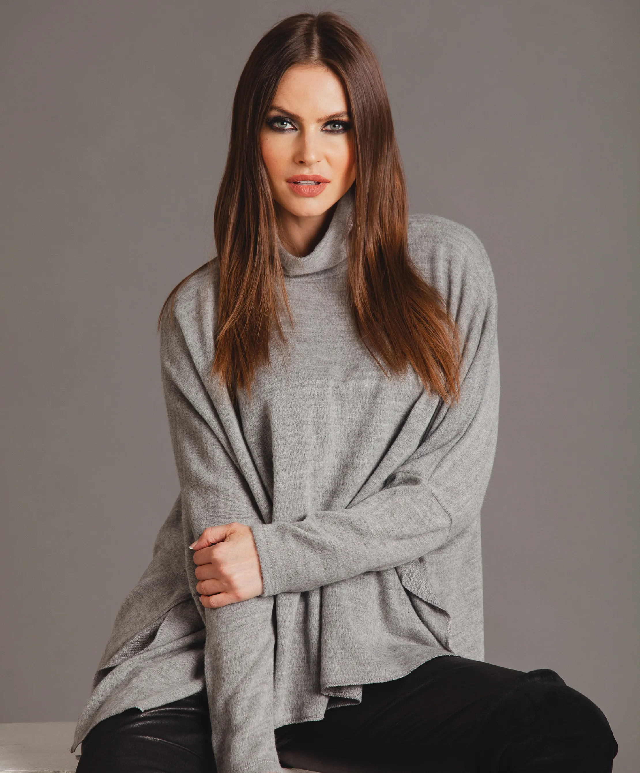 Oversized Cowl Neck Sweater