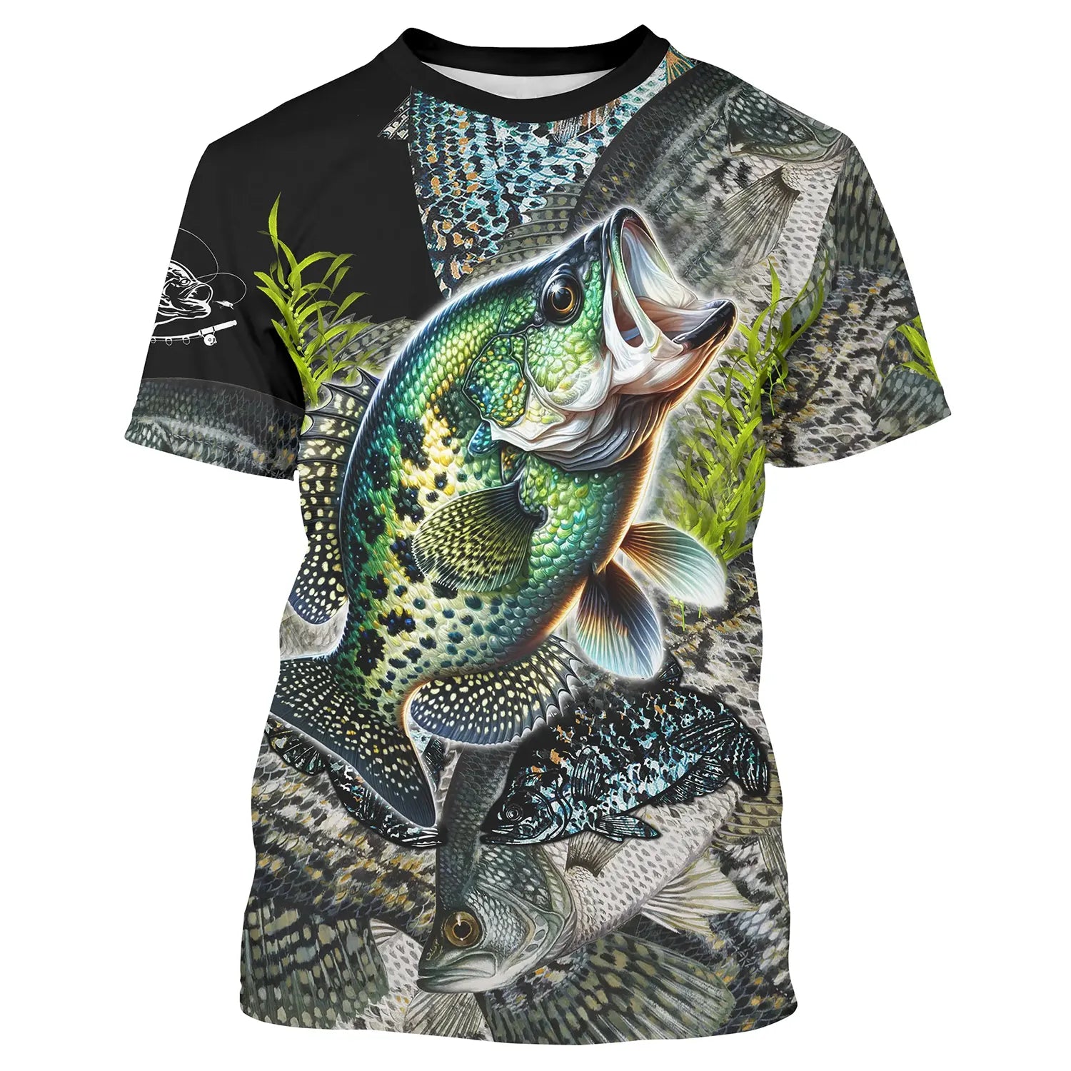 Crappie Fishing, Crappie Skin, Fisherman T-Shirt, Full 3D Print - VEPENP002