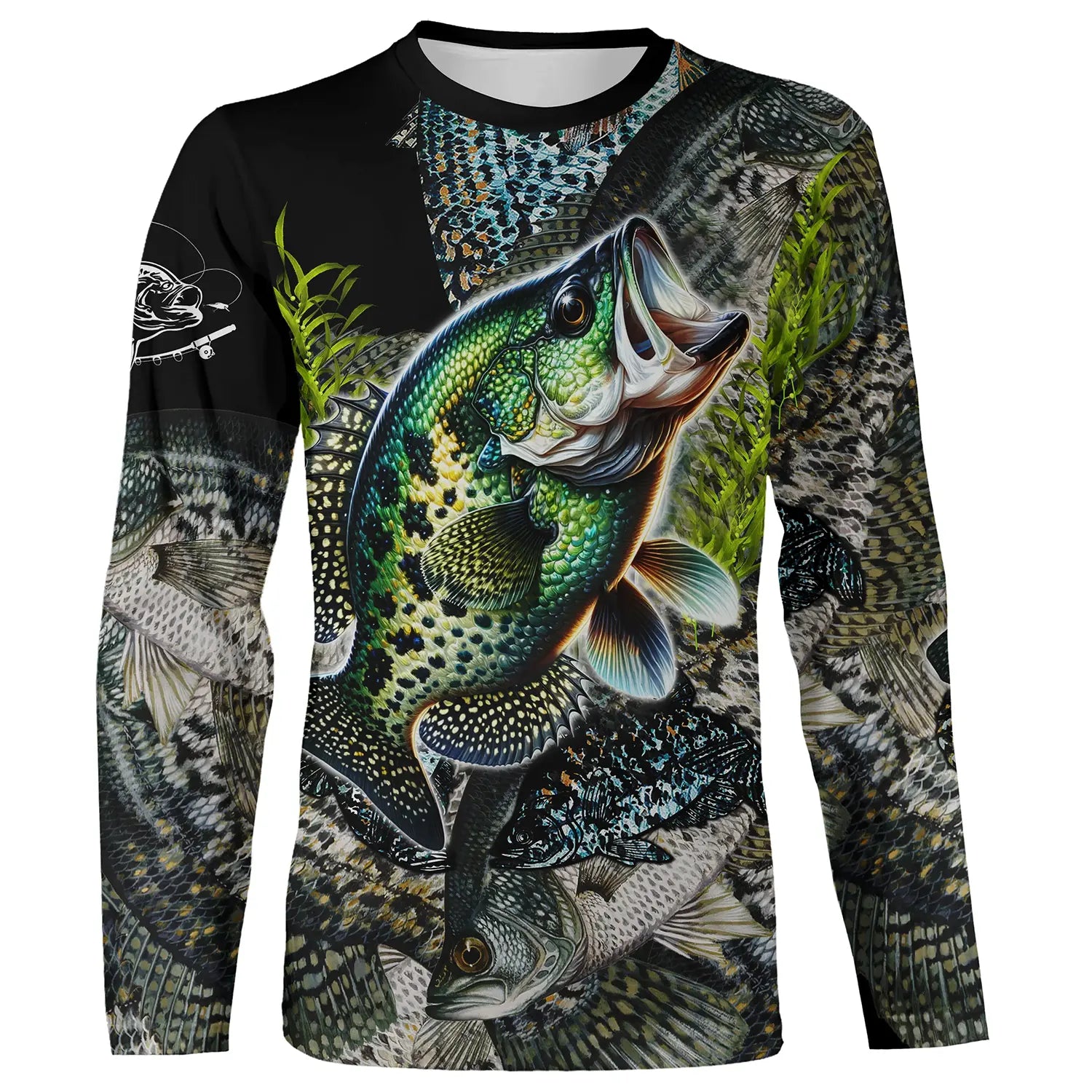 Crappie Fishing, Crappie Skin, Fisherman T-Shirt, Full 3D Print - VEPENP002