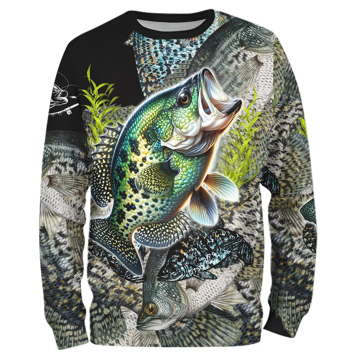 Crappie Fishing, Crappie Skin, Fisherman T-Shirt, Full 3D Print - VEPENP002