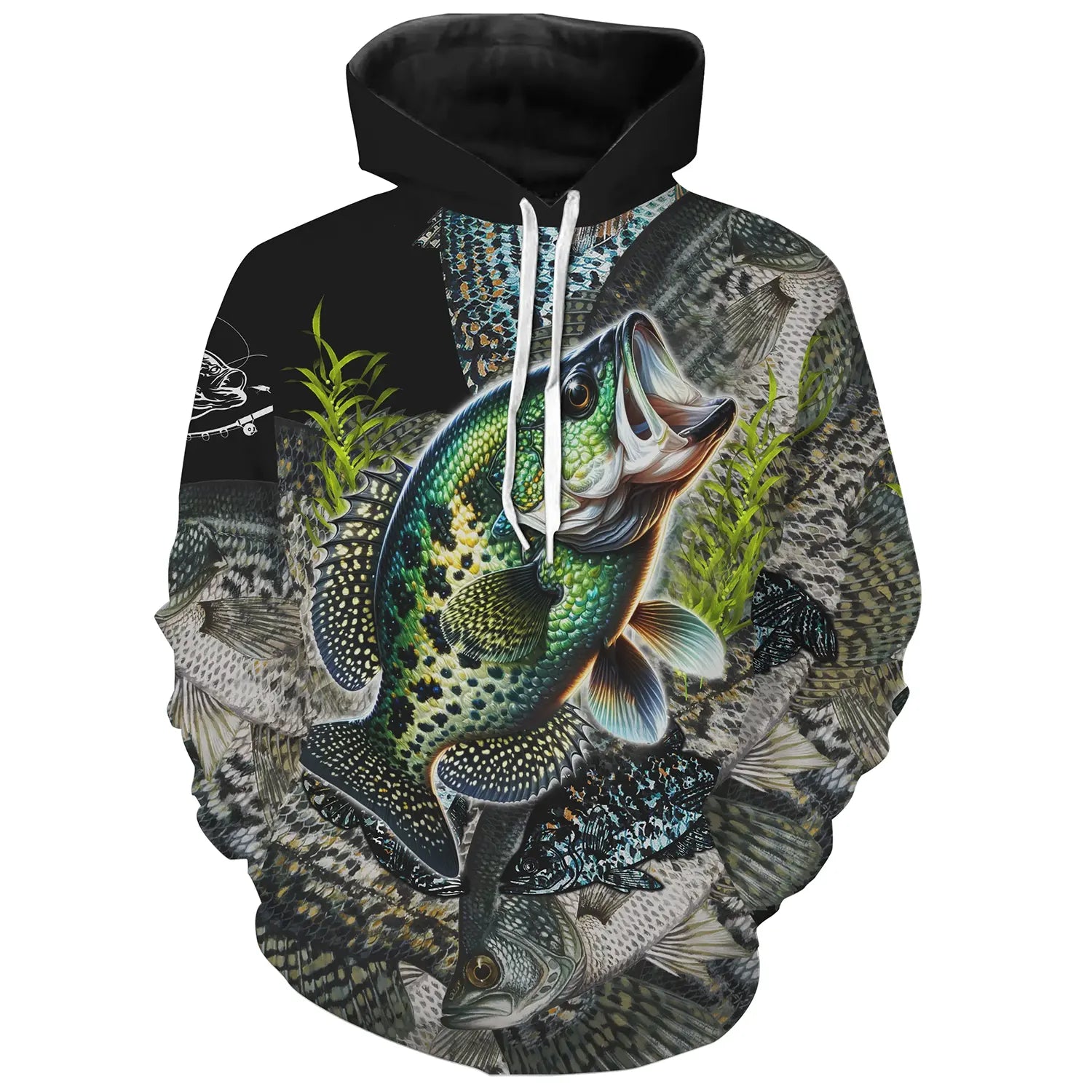 Crappie Fishing, Crappie Skin, Fisherman T-Shirt, Full 3D Print - VEPENP002