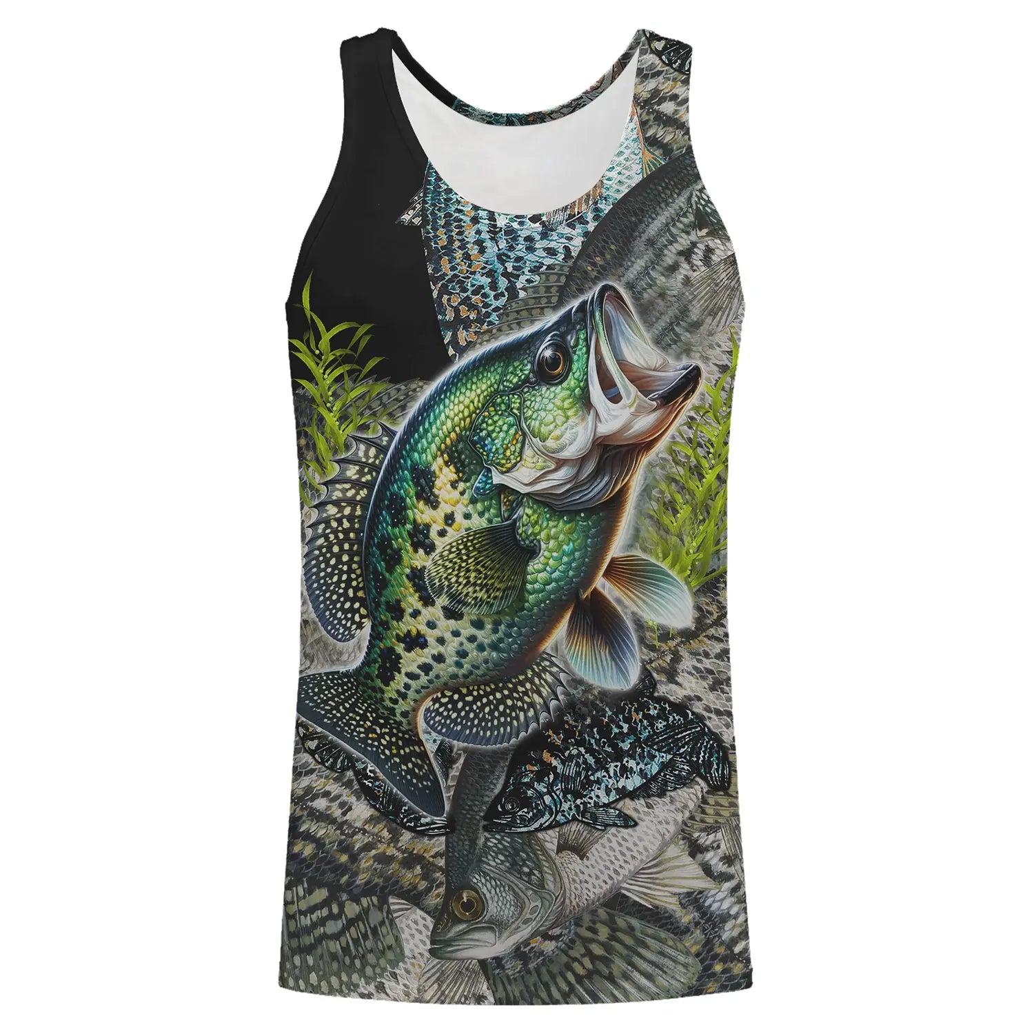 Crappie Fishing, Crappie Skin, Fisherman T-Shirt, Full 3D Print - VEPENP002