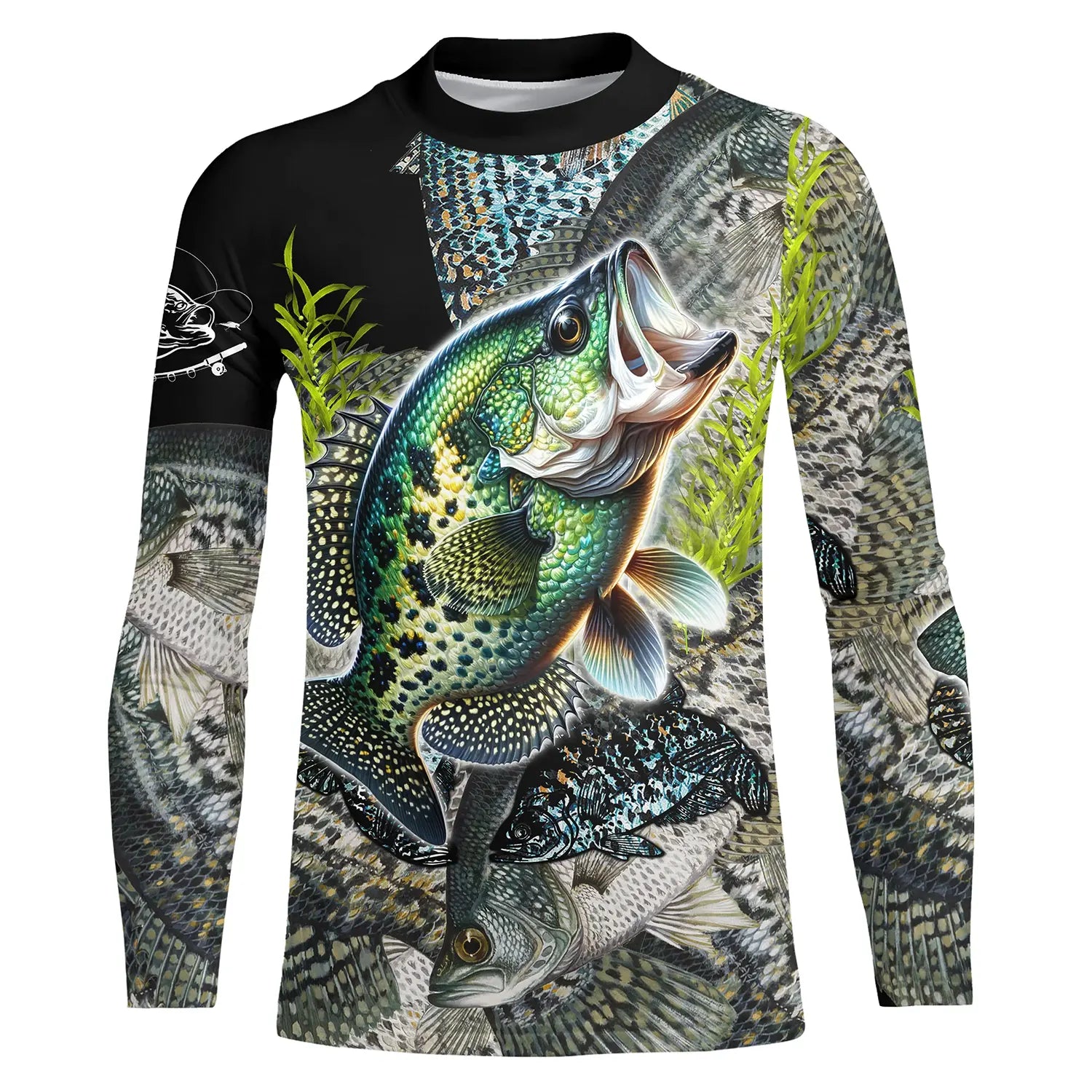 Crappie Fishing, Crappie Skin, Fisherman T-Shirt, Full 3D Print - VEPENP002