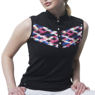 Daily Fitness Polo Sleeveless Top