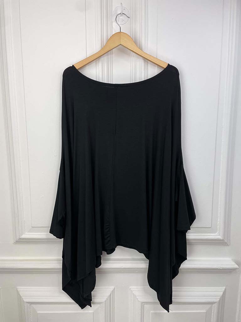 Dawn Black Jersey Top