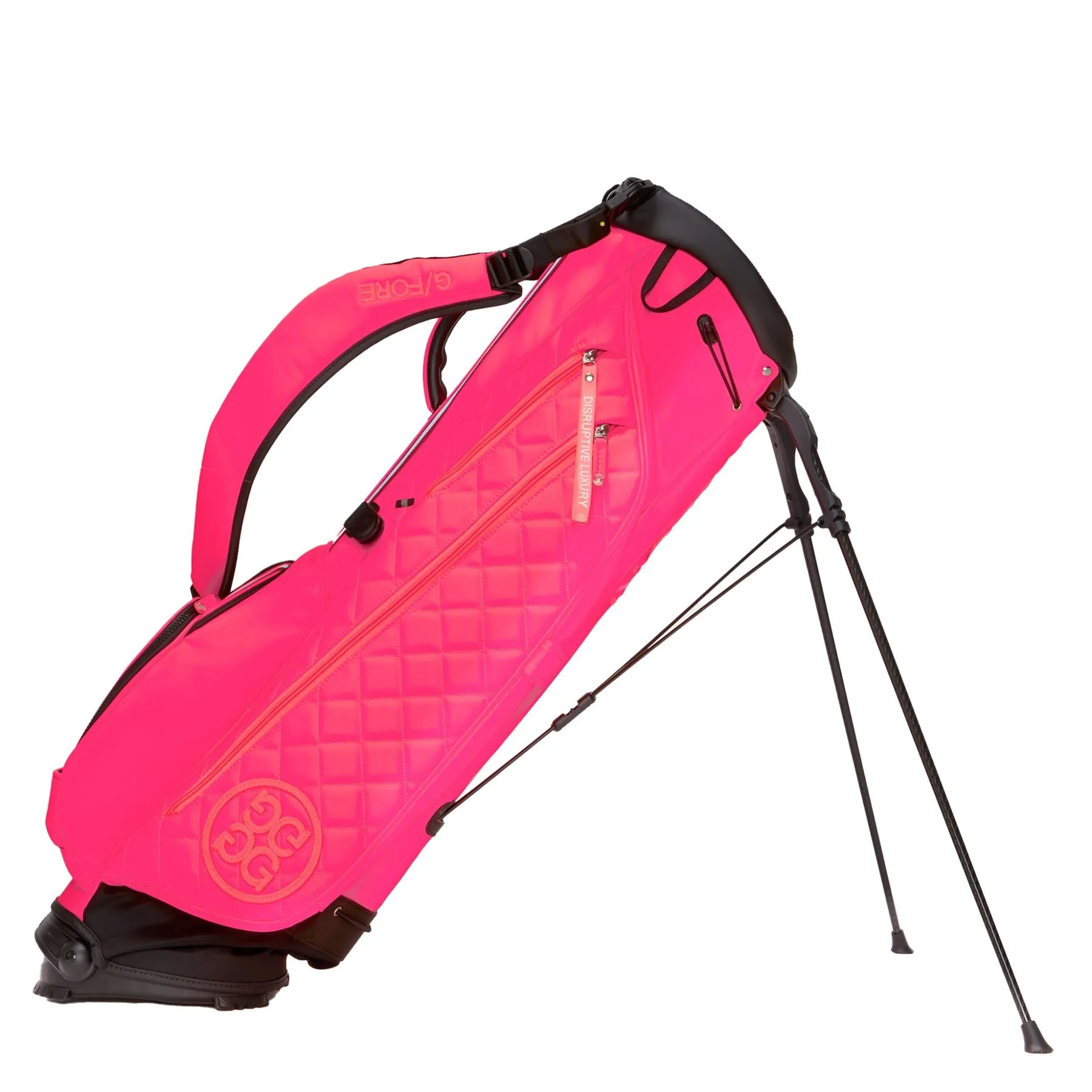 Daytona Plus Four-Way Top Golf Bag in Knockout Pink color - 2024