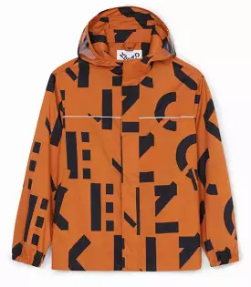 Deep orange monogram parka: Buy now!