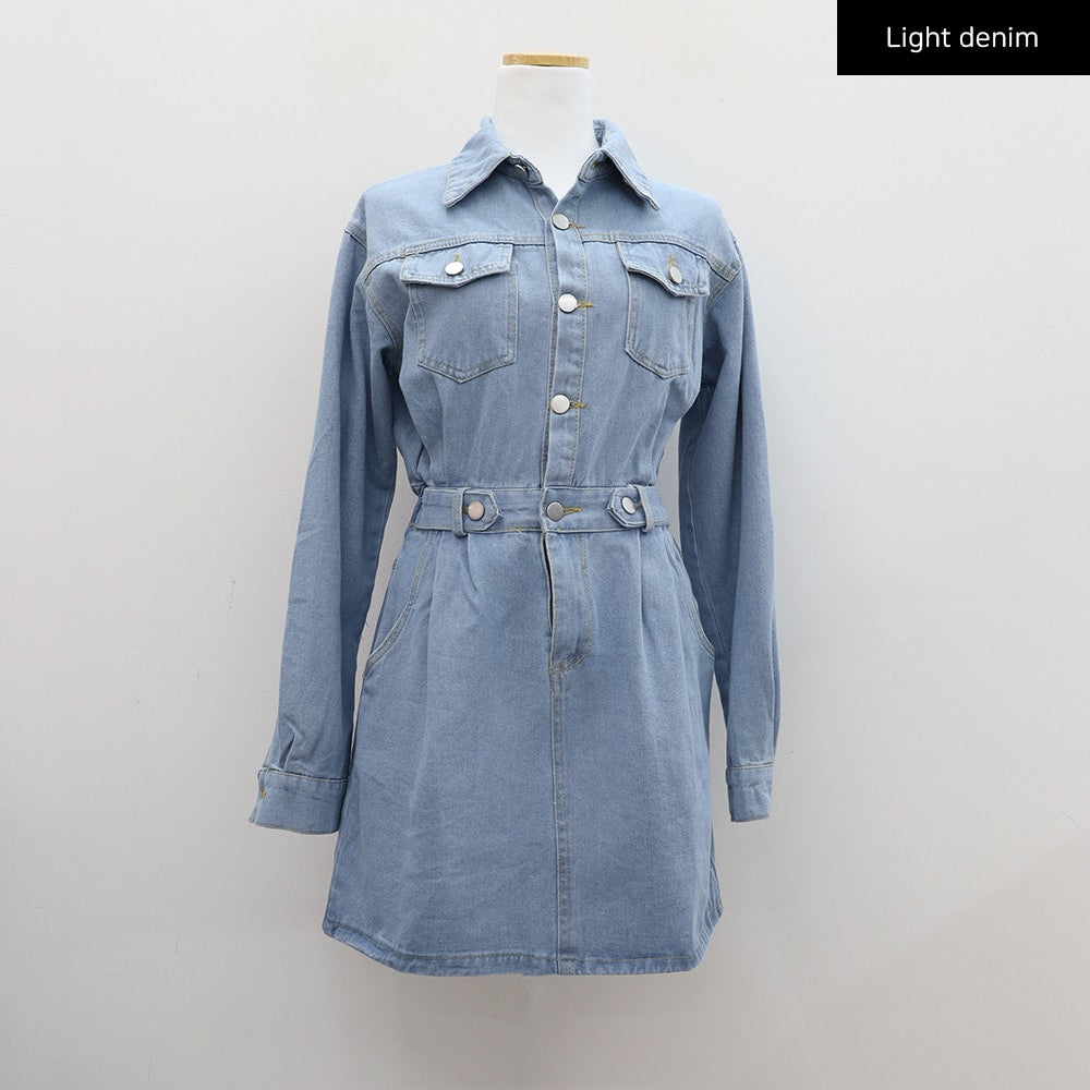 Denim Mini Dress - CM22